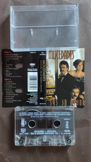 Mocedades - Antología (Vol. 1) Cassette Cinta Case