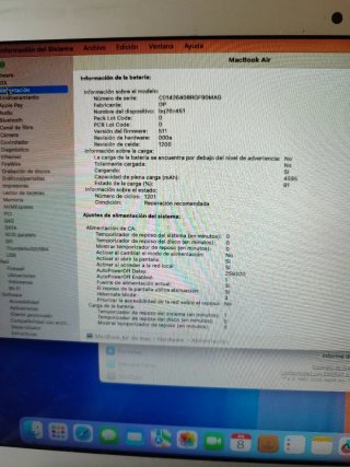 MacBook Air 2014 i7 8GB 250GB