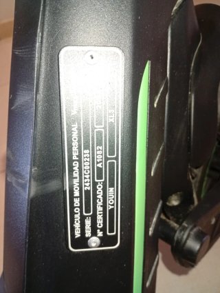 Patinete Eléctrico Youin XL3 Negro/Verde