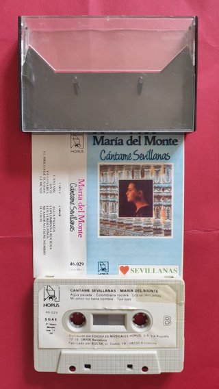 Cinta Casete María del Monte - Cántame Sevillanas