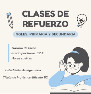 Clases particulares de refuerzo, Burgos.