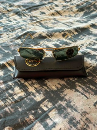 Gafas de Sol Ray-Ban Dorado y Negro