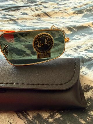 Gafas de Sol Ray-Ban Dorado y Negro