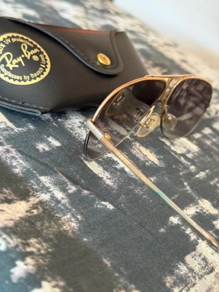Gafas de Sol Ray-Ban Dorado y Negro