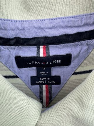 Polo Tommy Hilfiger Rayas Slim Fit Talla M
