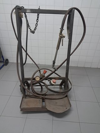 CARRO PORTABOTELLAS OXICORTE Soplete Antorcha