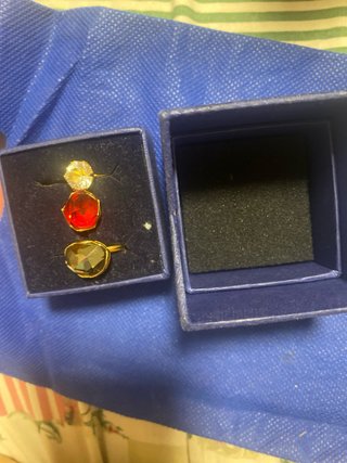 Anillos Swarovski 3 en 1