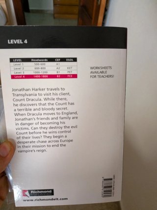 RICHMOND SECONDARY READERS DRACULA LEVEL 4