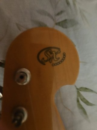 Guitarra SX Eléctrica Color Crema