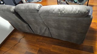 Sofá Eléctrico ESPRIT Gris COMO NUEVO + TV Samsung
