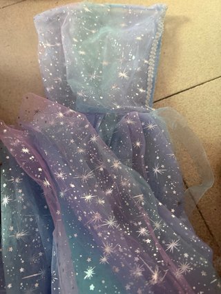 Capa de fantasía con estrellas