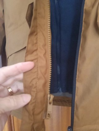 Chaqueta Quechua 3 capas niño marrón 12 -13 años