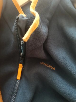 Chaqueta Quechua 3 capas niño marrón 12 -13 años