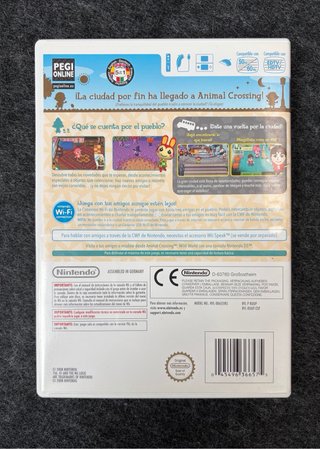 Animal Crossing: Let's Go to the City Wii PAL
