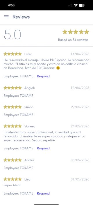 Masaje a Domicilio | Sitges - Cunit  | 5⭐