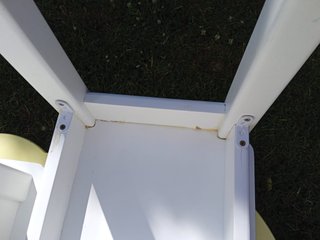 Silla infantil madera blanca estrella