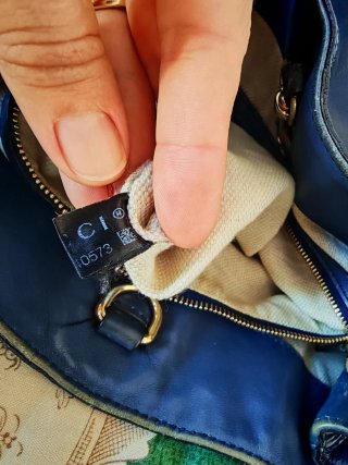 Borsa iconica Gucci Pelle Blu Sono