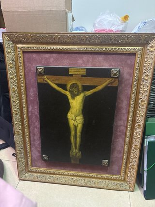 Cuadro Cristo de Velázquez - Marco Dorado
