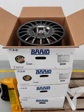 Llantas Braid Winrace T 17x7,5" Antracita