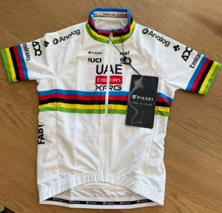 Maillot infantil de Ciclismo UAE Campeón del Mundo