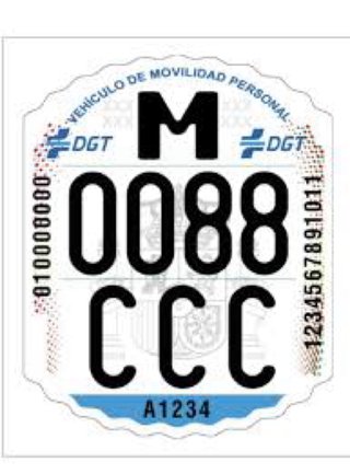 Matrícula Vehículo Movilidad Personal DGT