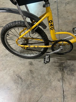 Bicicleta Motoreta 2 Amarilla