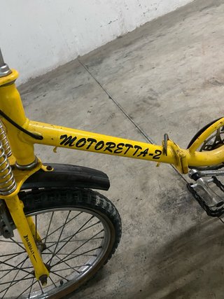 Bicicleta Motoreta 2 Amarilla