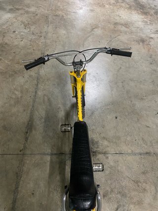 Bicicleta Motoreta 2 Amarilla