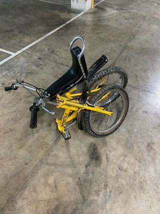 Bicicleta Motoreta 2 Amarilla