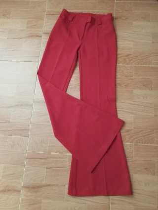 Lote 3 pantalones de vestir acampanados Tallas S