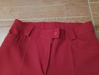 Lote 3 pantalones de vestir acampanados Tallas S