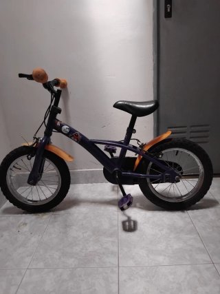 Bicicleta infantil morada