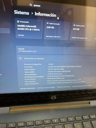 Portátil HP