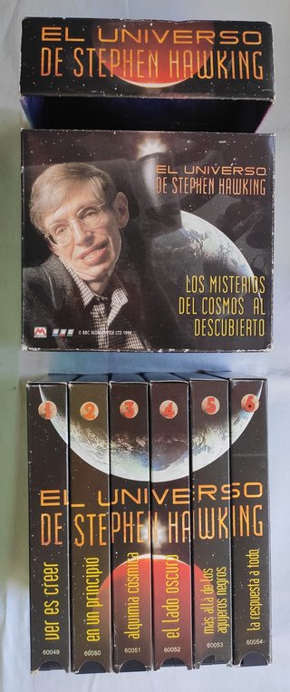 El Universo de Stephen Hawking Caja Completa 6 VHS