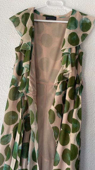 Vestido ARGO&DO lunares verde talla única