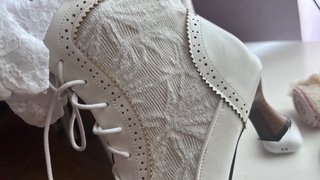 Botas estilo veneciano blancas