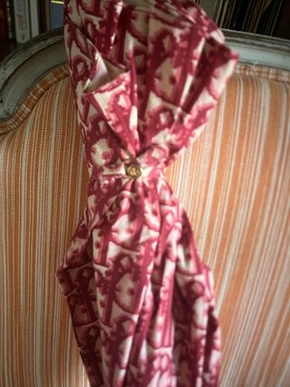 Paraguas Dior Vintage Monogram Rojo
