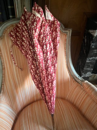 Paraguas Dior Vintage Monogram Rojo