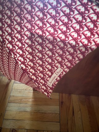 Paraguas Dior Vintage Monogram Rojo