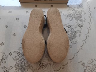 Sandalias sin usar