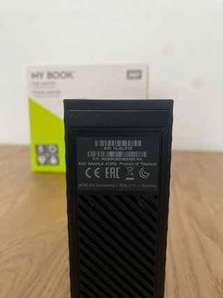 Disco Duro WD 8TB My Book USB 3.0 + Caja
