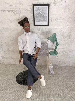 Decorazione in miniatura di Amsterdam in scala 1/6 per Barbie