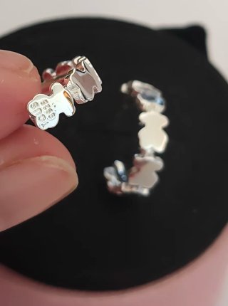 Pendientes tous plata