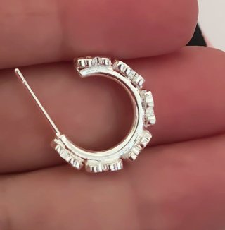 Pendientes tous plata