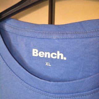 2 T-shirt Bench Uomo XL Bianco Blu