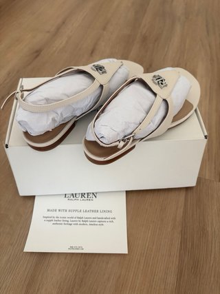 Sandalias Polo Ralph Lauren Beige/Plata