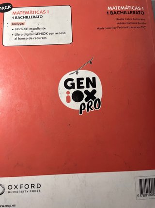 Matemáticas I 1 Bachillerato : Geniox