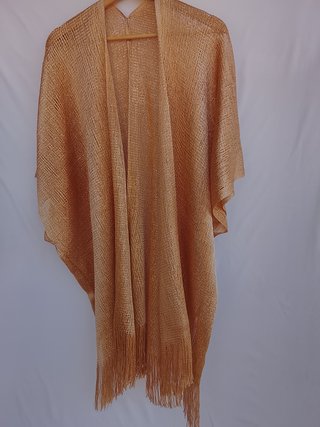 Dos Kimonos metalizados flecos Dorado y Plateado