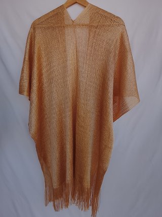 Dos Kimonos metalizados flecos Dorado y Plateado