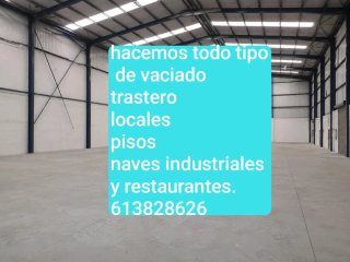 Hacemos todo tipo de vaciado
